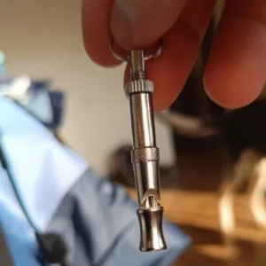 Sifflet d'entraînement pour chien reçu du client N****s.