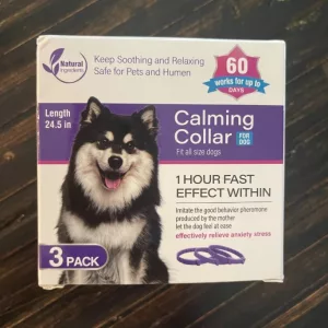 Reçu 3pcs Collier de phéromones apaisantes pour chien du client W**l