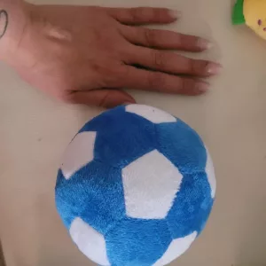 Reçu le jouet pour chiens Ballon de football qui couine et doux du client F******r.