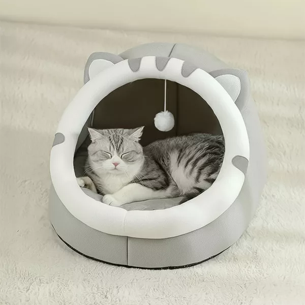 pet house, warm cat bed, cat nest, cat house, cute cat house, cat igloo