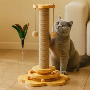 cat scratcher, cat scratching post, cardboard cat scratcher, large cat scratching post