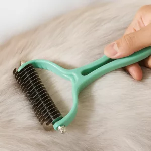 cat comb, cat brush, cat shedding tool, cat hair brush, cat brush for shedding, cat grooming brush, cat deshedding tool, dematting comb for cats