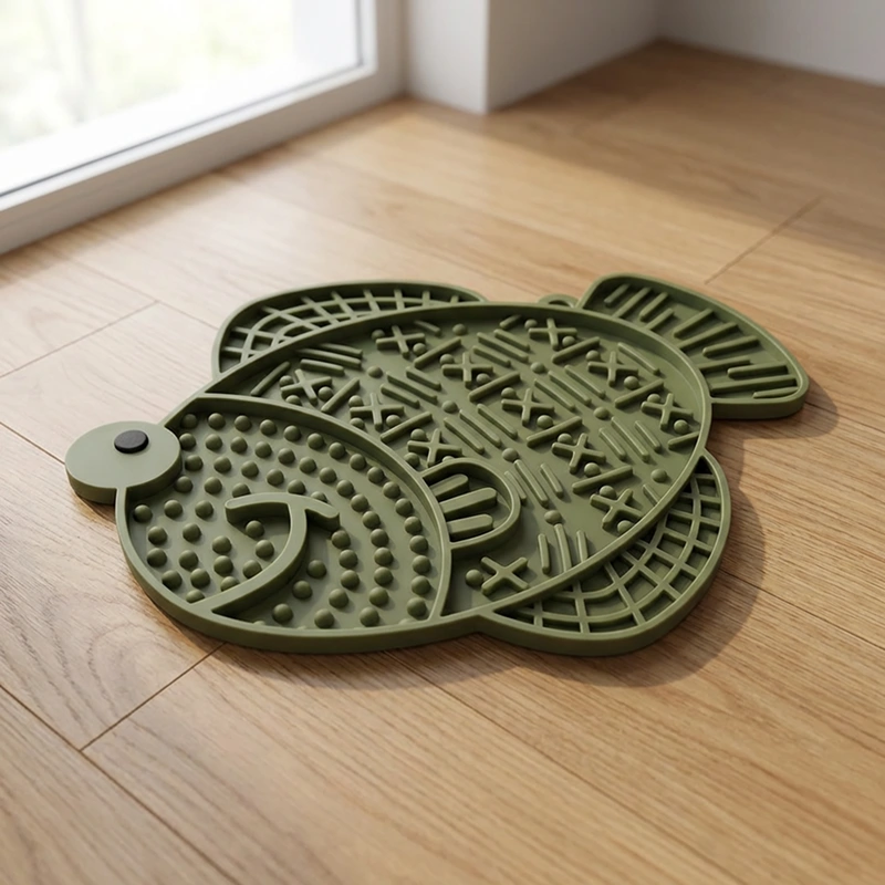 Tapis à lécher pour chien avec ventouse