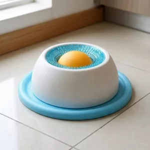 Balle roulante jouet à lécher et gamelle anti-glouton pour chiens