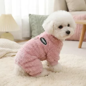 dog fleece onesie, fleece dog pajamas